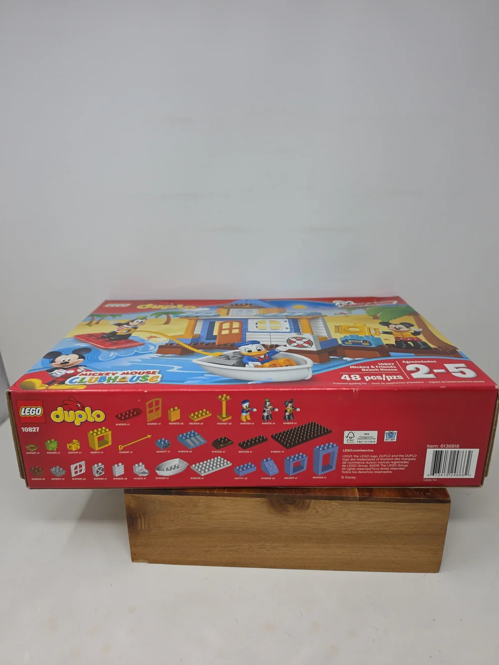 Lego Duplo Disney Mickey Mouse Clubhouse Beach House - Blue/Yellow/Red